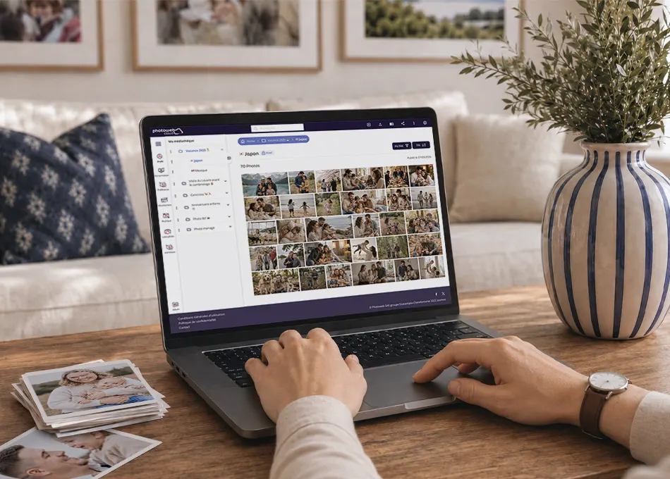 Souvenirs de vie rassemblés dans Photoweb Cloud