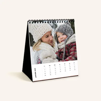 Calendrier de bureau mensuel Photoweb