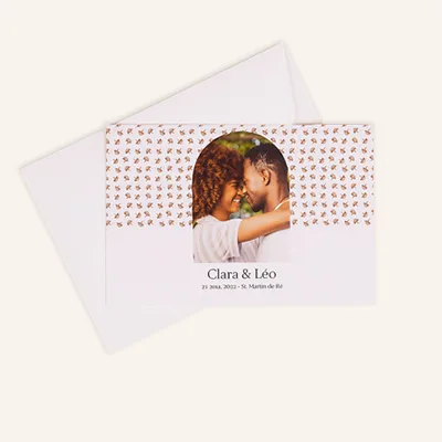 Faire-part de mariage personnalisé Photoweb